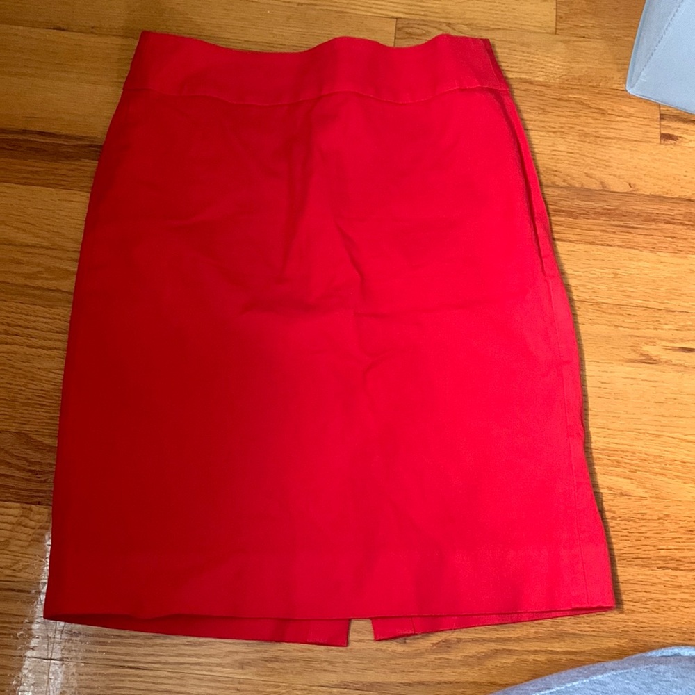 Banana republic red skirt